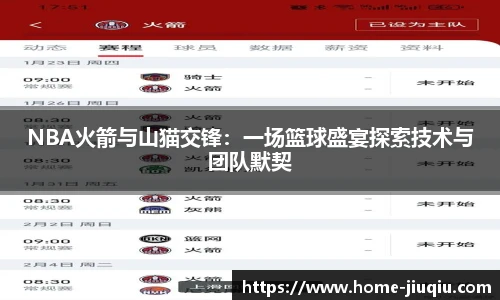 NBA火箭与山猫交锋：一场篮球盛宴探索技术与团队默契